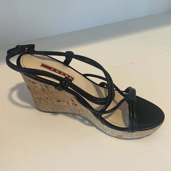 Prada Wedges 🖤 - Picture 3 of 8